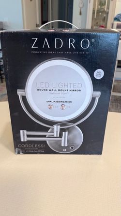 NEW ZADRO LED LIGHTED WALL-MOUNT MIRROR