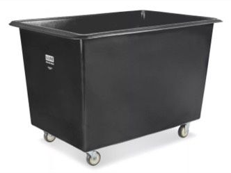 Uline Black Poly Box Truck