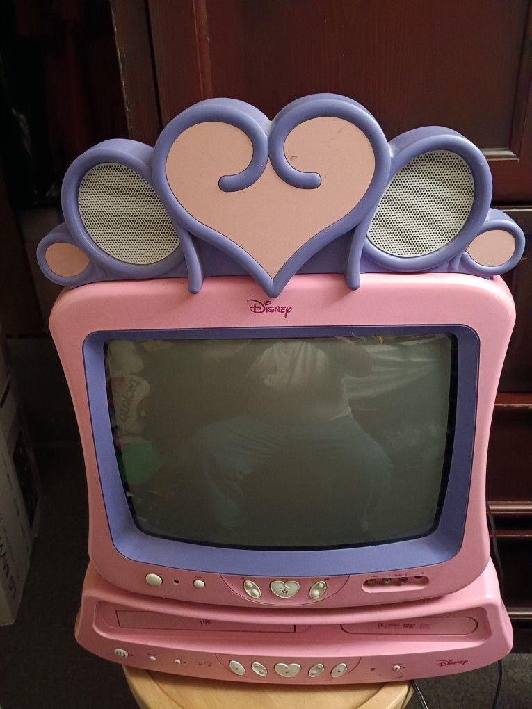 Disney Princess TV Combo VHS & DVD