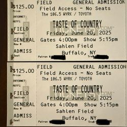 Concert Tickets  (Jason Aldean)