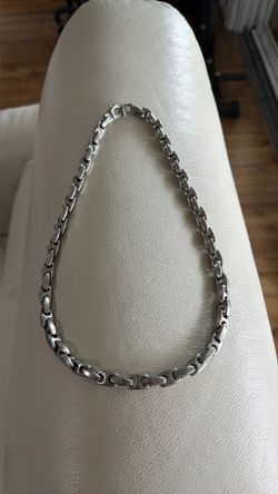 Mens 24” Pure titanium necklace