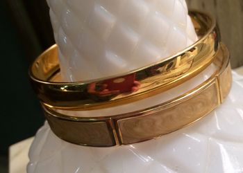 2 vintage MONET bangle bracelets.