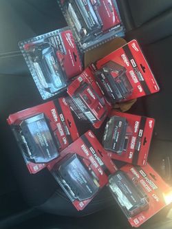 Milwaukee battery 2 pack 12.0 , 4 pack 8.0  and 2 pack 6.0