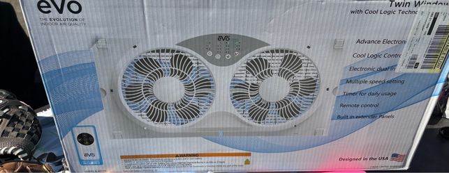 New twin window fan