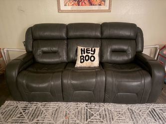 Leather sofas