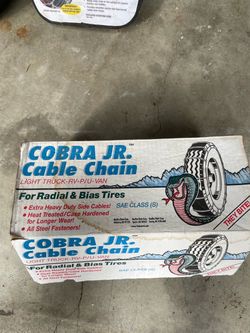 Cobra Jr. Cable Snow Chains Light Truck RV