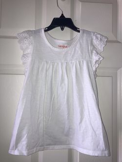 Girls Cat & Jack White Top