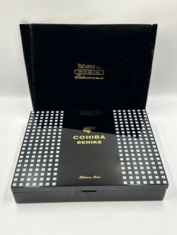 Original Collector's EMPTY Cohiba Behike 56 Wooden Cigar Box