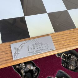 Walt Disney Fantasia Limited Edition Chess Set #759