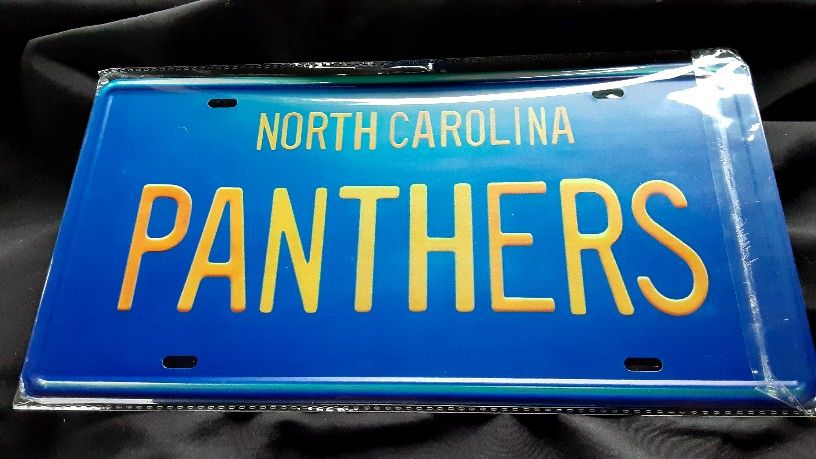 NFL * PANTHERS * VANITY PLATE** NEW