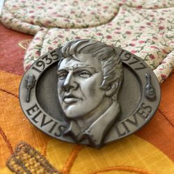 Elvis Lives Belt Buckle