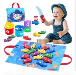 Montessori fishing toy