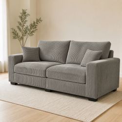 New 3-Seater Corduroy Sofa – $299.99