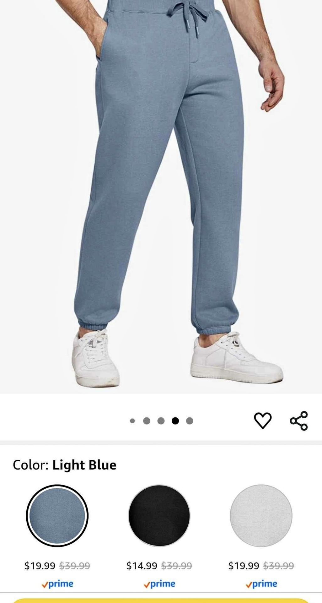 Men Joggers Size L