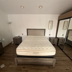 Queen Size Bed With Frame And Headboard
