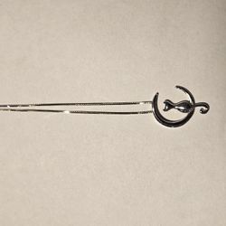 Cat On The Moon Necklace