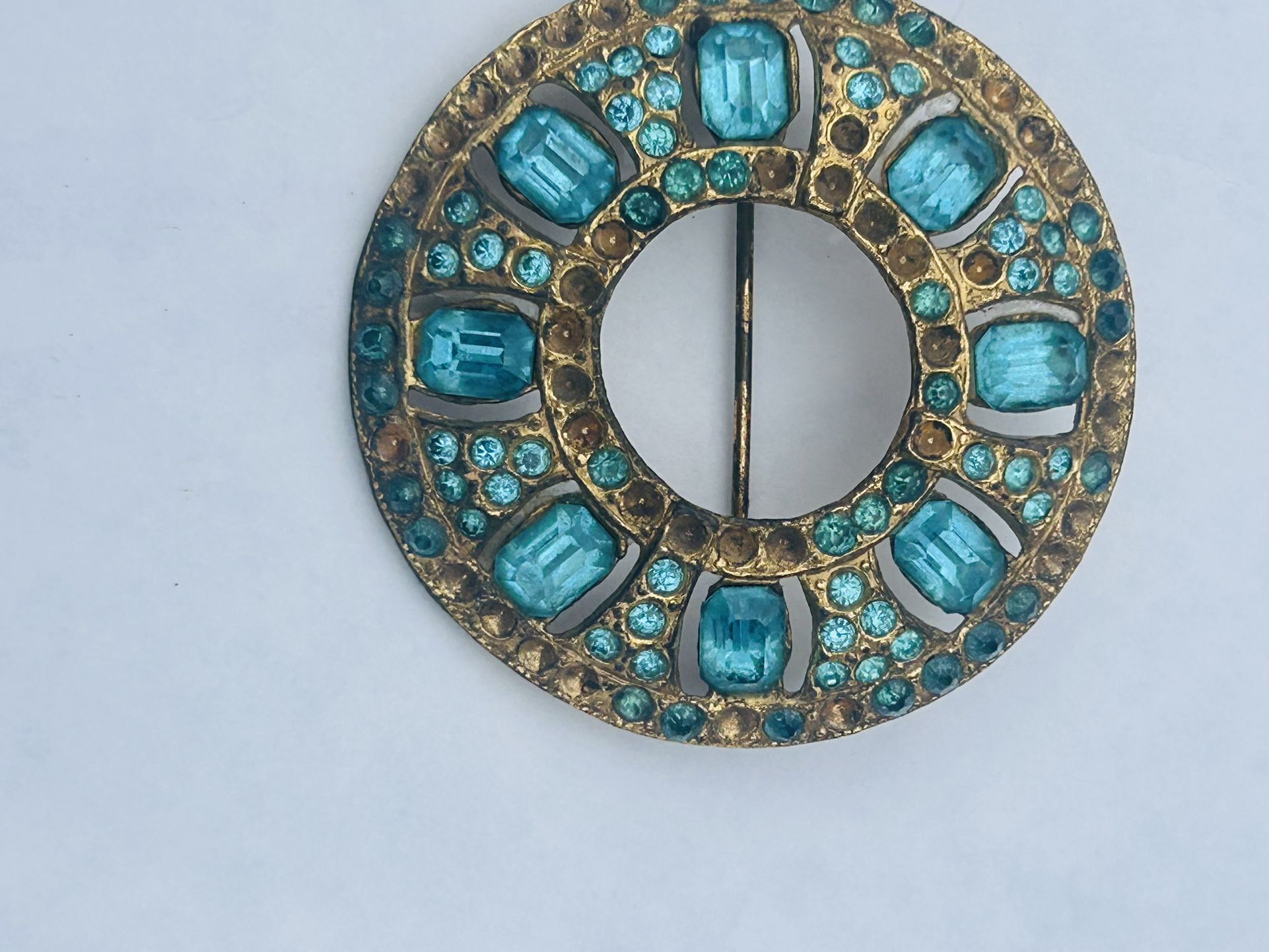 Antique Rhinestone Brooch Pin MInches Some Of The Tiny Rhinestones Are Missing Still A Beautiful Brooch Pin