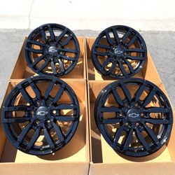 17” Chevrolet Colorado original factory OEM rims in new gloss black