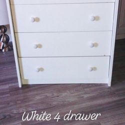 Bright White Dresser 