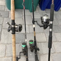 Fishing Rods (4) PENN +   $125 ALL