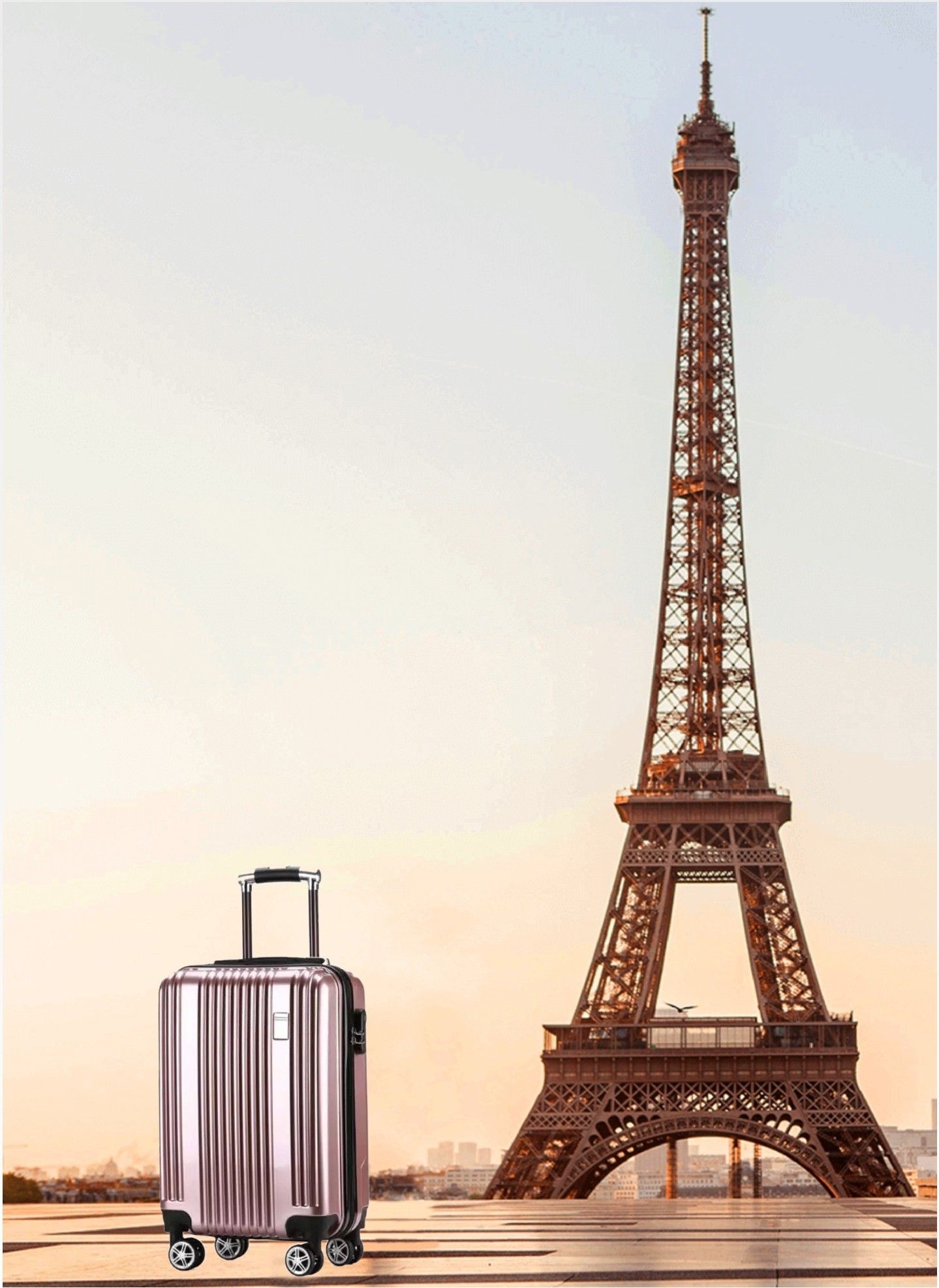 Lightweight travel luggage bag