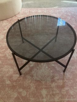 Black Glass Coffee Table