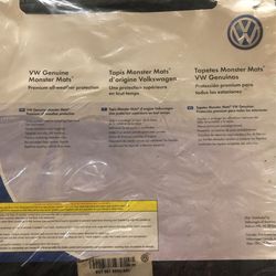 VW Genuine Monster Mats Brand New 
