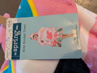 Kids hooded towel