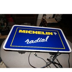 Michelin Radial Lighted Tire Sign