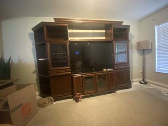 Wood Entertainment Center