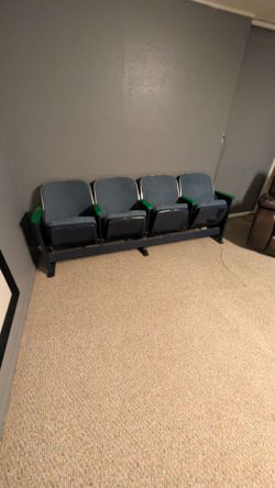 Seahawks Theme Theater Seats - Row of 4 (Irwin Seating Co.)