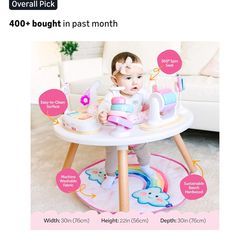 Move2play baby activity center rainbow