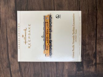 Hallmark Union Pacific Turbine Locomotive Ornament Diecast 2006 Yellow/Gray