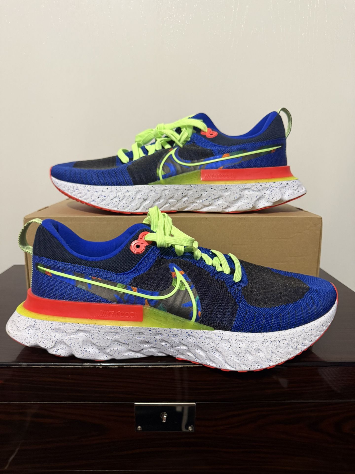 Nike React Infinity Run Flyknit 2 Kelly Anna London CZ3602-400 Men's Size 12 US
