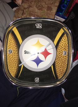 Steelers Clock