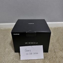 New Fujifilm X100VI Silver Open Box 