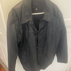 Black Leather Jacket - Merona, Women’s XXL