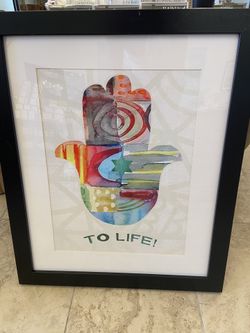 To LIFE Framed Art Brand New