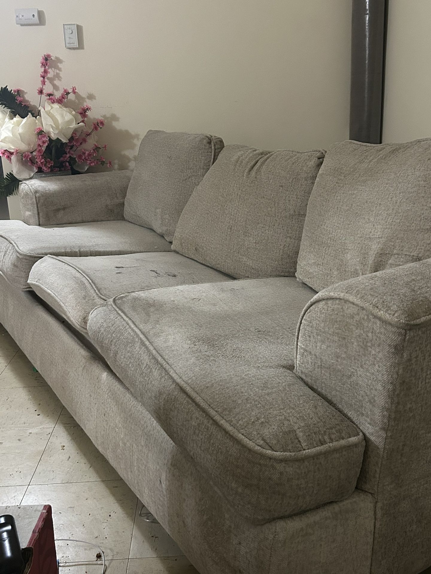 Oversized Sofa And Chair