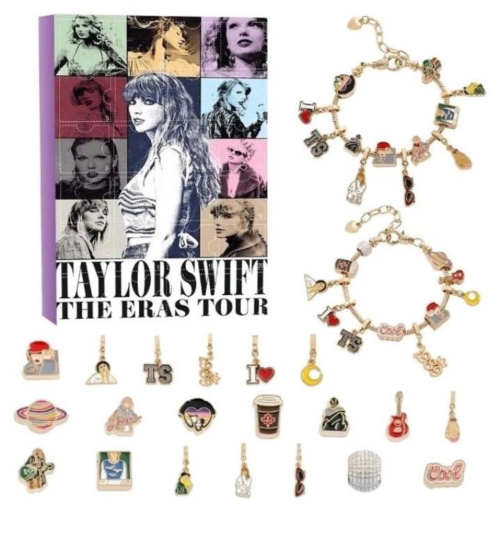 Taylor Swift Era Tour Music Bracelet Cute Gifts 24 PCS Accessories DIY Jewelry NEW