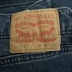 Levi’s Jeans 511 36x32 Great Condition 