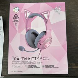 Razer Kraken Kitty V2 USB Headset with Kitty Ears