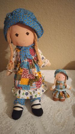 2 Orginal Holly Hobby Dolls 1970's 