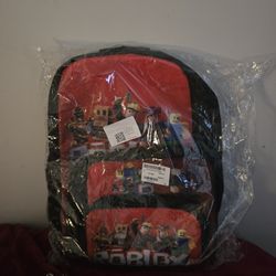 Roblox 3 Piece Backpack + Lunchbag Combo