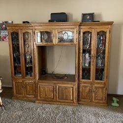 Oak Entertainment Center