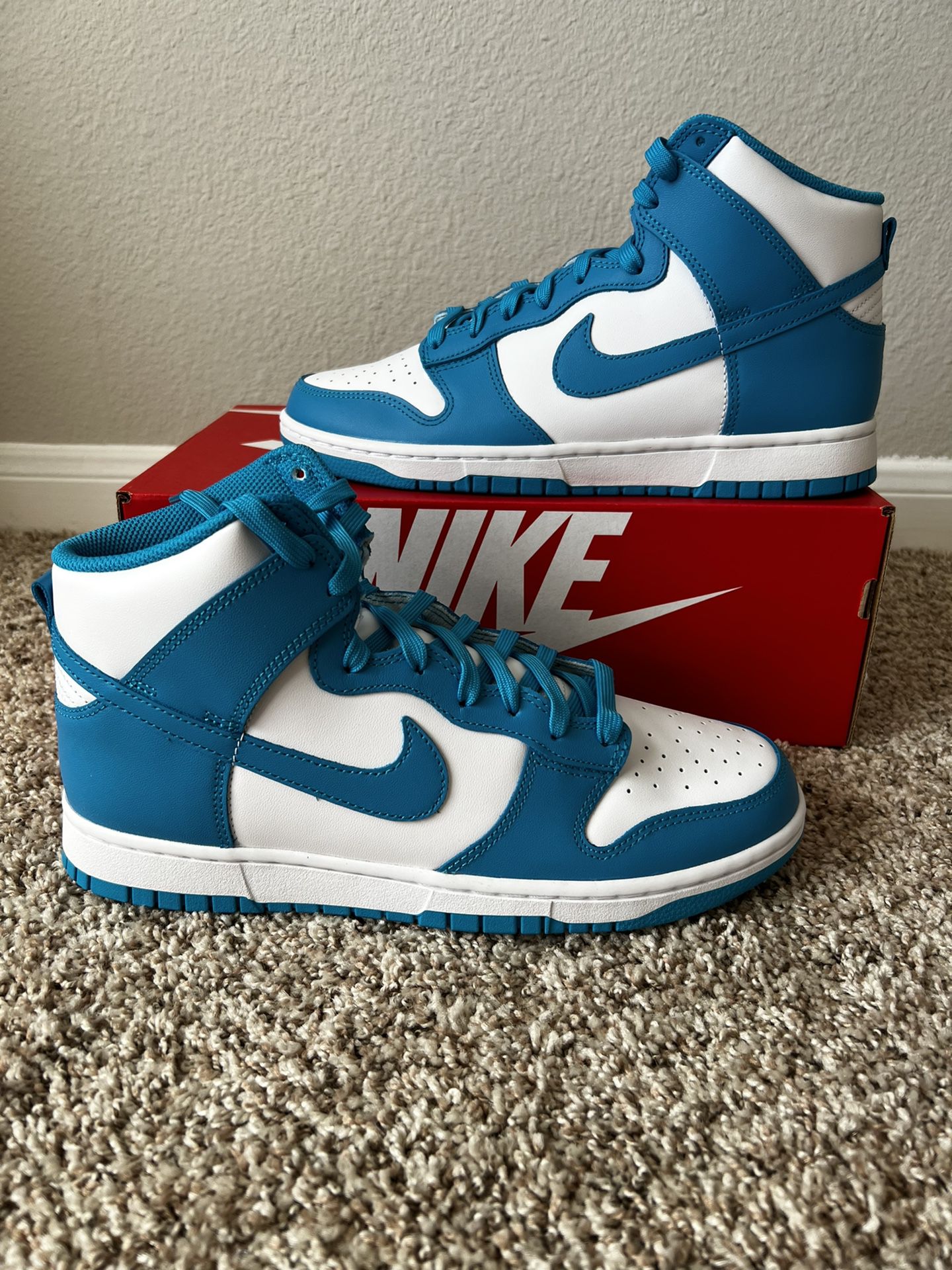 Nike Dunk High Laser Blue Sneakers - Farfetch