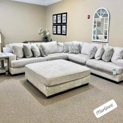 $49 Down Large Comfy Sectional Sofa Couch 