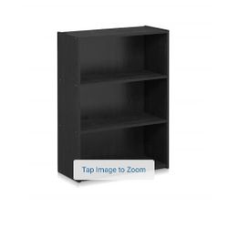  New  Pasir 3 Tier Open Shelf; Americano - 23.6 x 9.4 x 31.5 in.