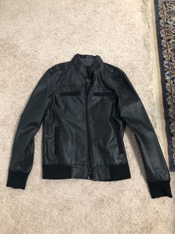 Black Leather Jacket (Small) Legendary Goods Brand