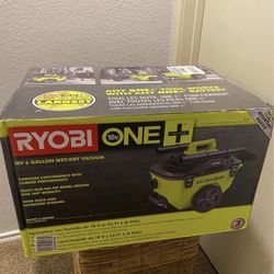 Ryobi ONE+ 18V 6 Gal. Cordless Wet/Dry Vacuum (Tool Only) Brand New